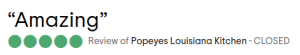 Popeyes review